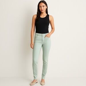 LOFT Light Green Skinny Jeans